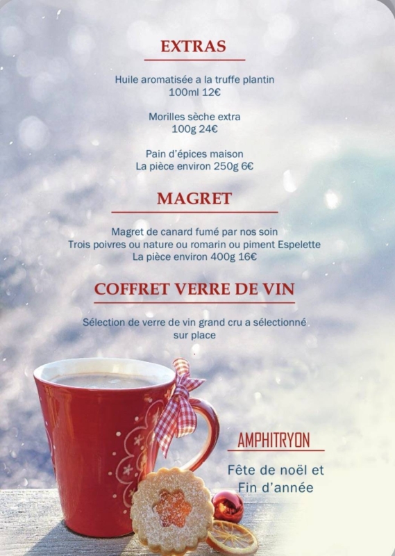 Traiteur - L'Amphitryon - restaurant SAINT-GALMIER - bon restaurant SAINT-GALMIER